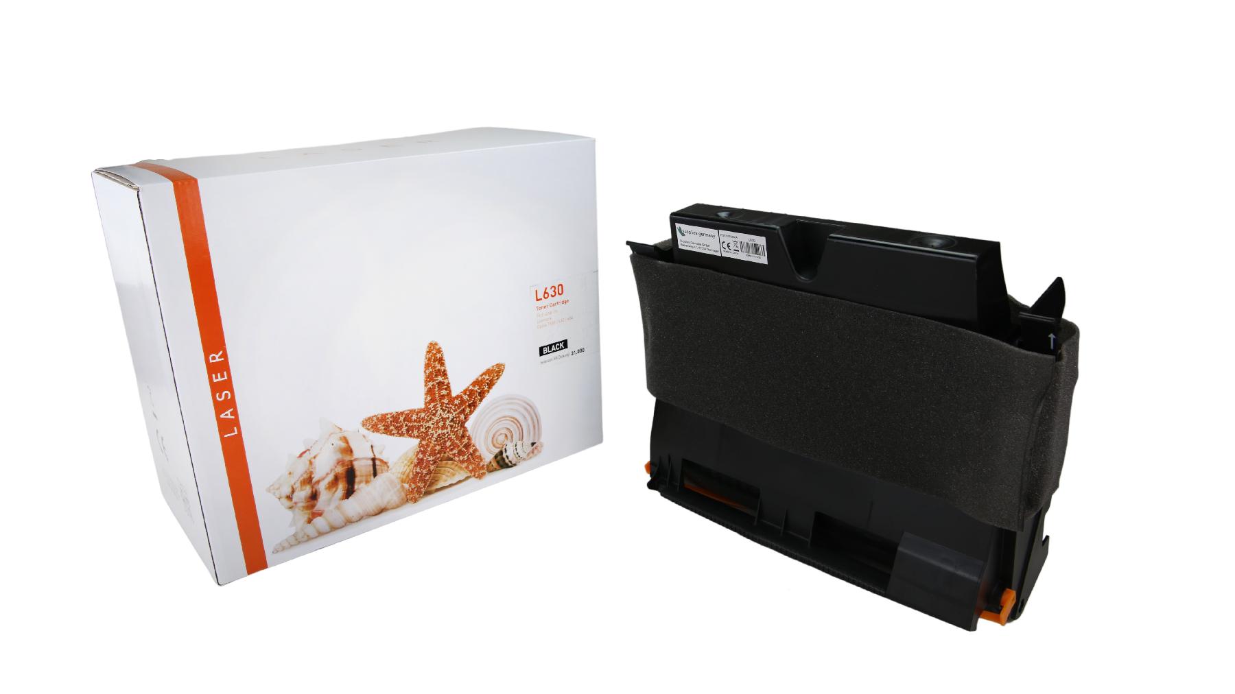 White Box TONT630 Alternativ Toner Schwarz für Lexmark / A7462 / 21.000 Seiten  neu schwarz