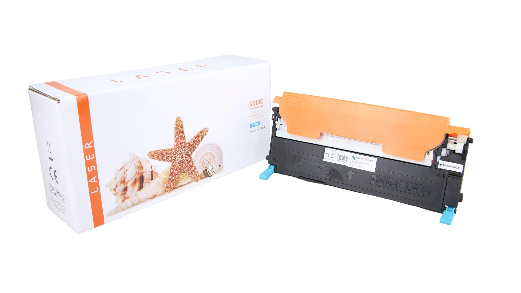 TONCLP310C Alternativ Toner Cyan für Samsung / CLTC4092S / 1.000 Seiten