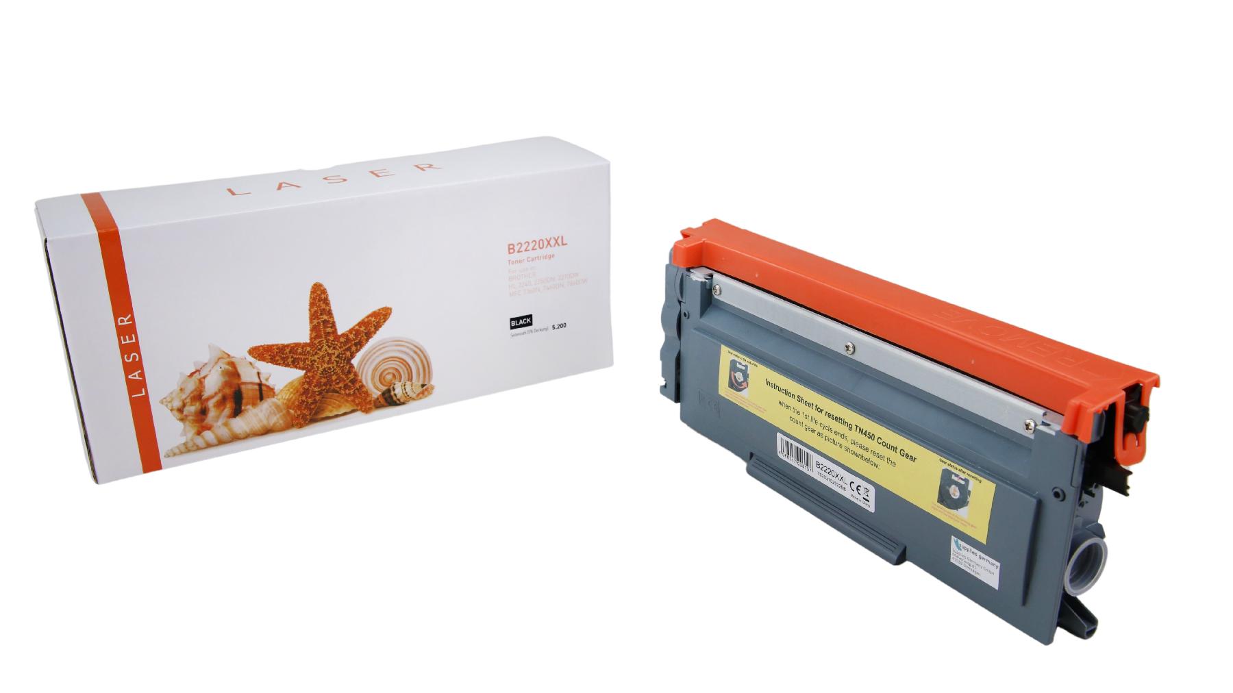 White Box TONTN2220XXL Alternativ Toner Schwarz für Brother  / TN2220XXL / 5.200 Seiten  neu schwarz