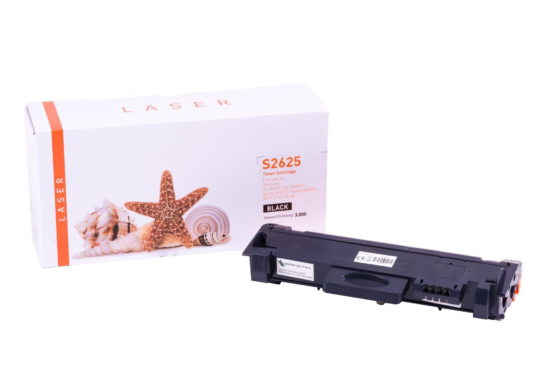 TONM2625 Alternativ Toner Black für Samsung  / MLTD116L/ELS / 3.000 Seiten
