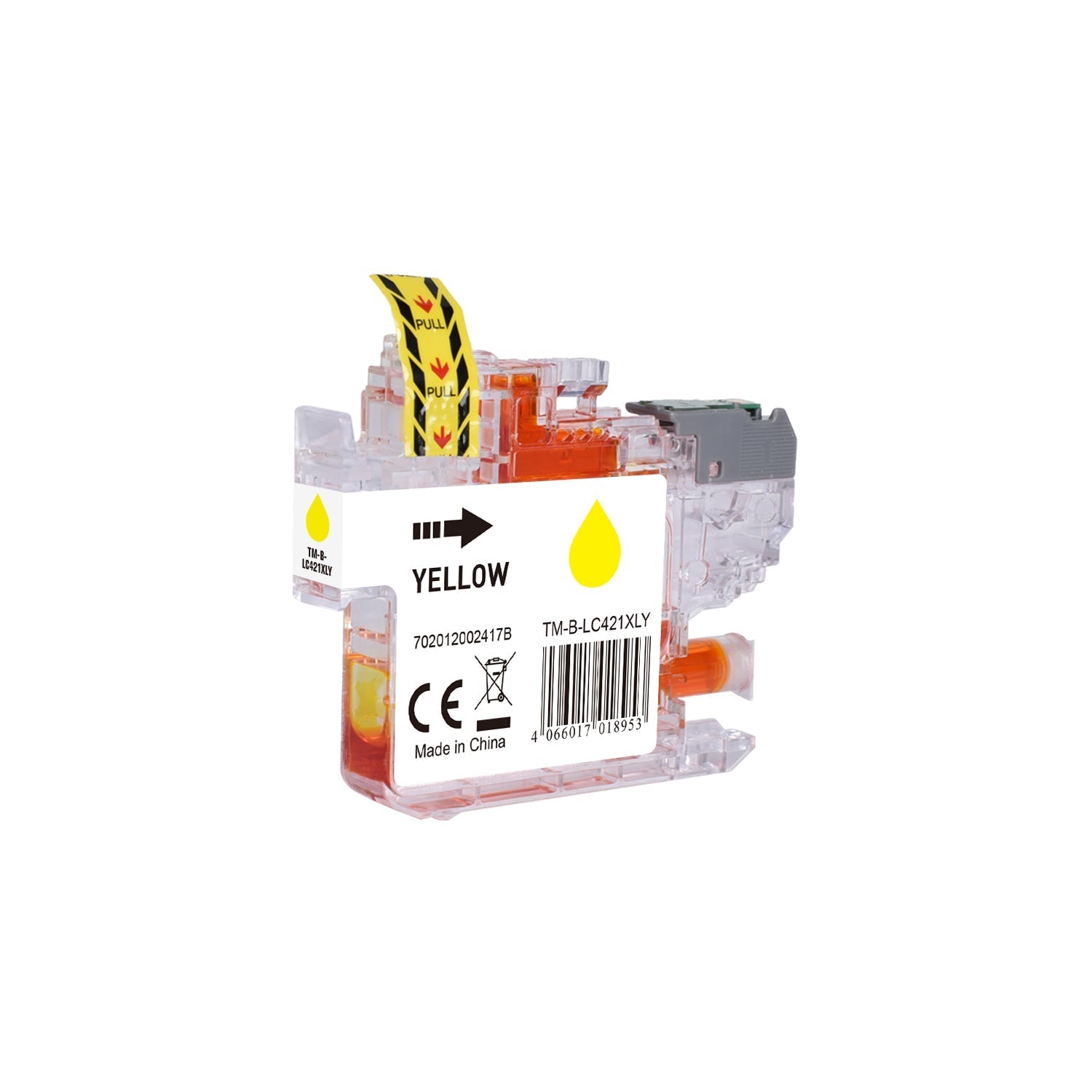 BULK LC421XLY Alternativ (Dye) Tinte Gelb für Brother / LC421XLY / 7,5ml
