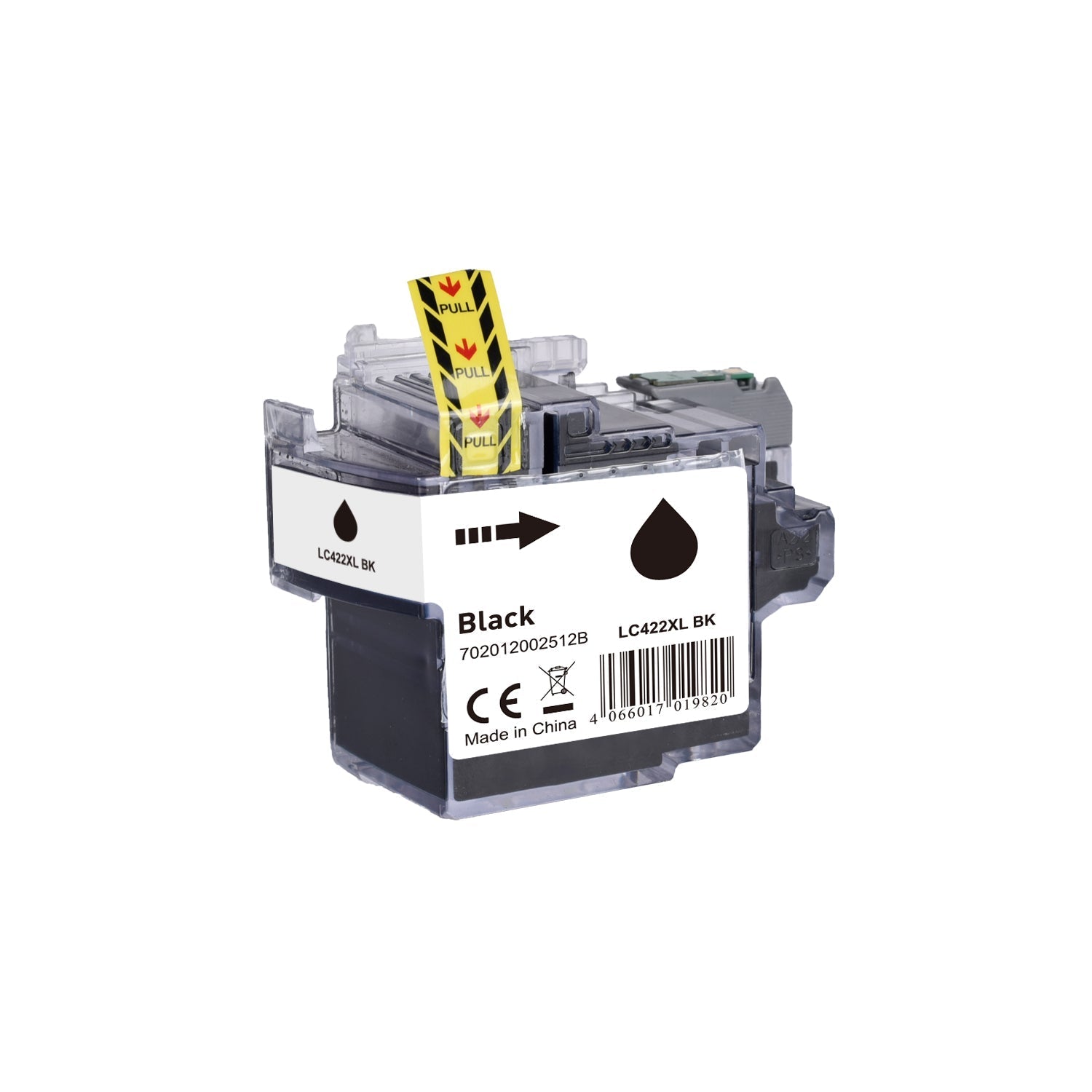 BULK LC422XLBK Alternativ (Pigment) Tinte Schwarz für Brother / LC422XLBK / 69ml