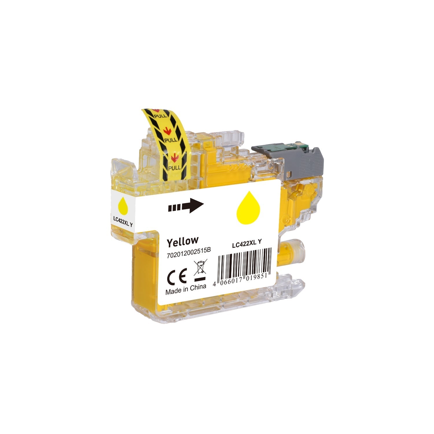 BULK LC422XLY Alternativ (Pigment) Tinte Gelb für Brother / LC422XLY / 19ml