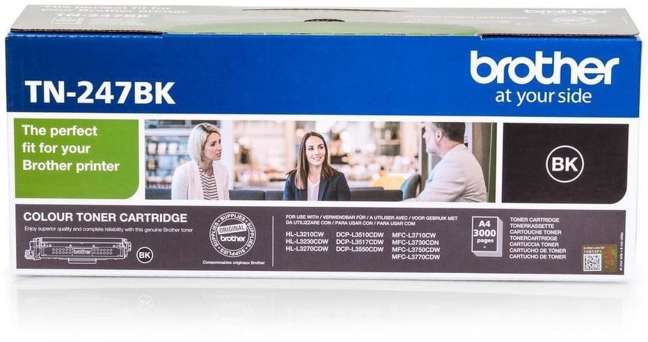 Brother TN247BK / Schwarz / Original Toner XL / TN-247BK / 2300 S. TN 247
