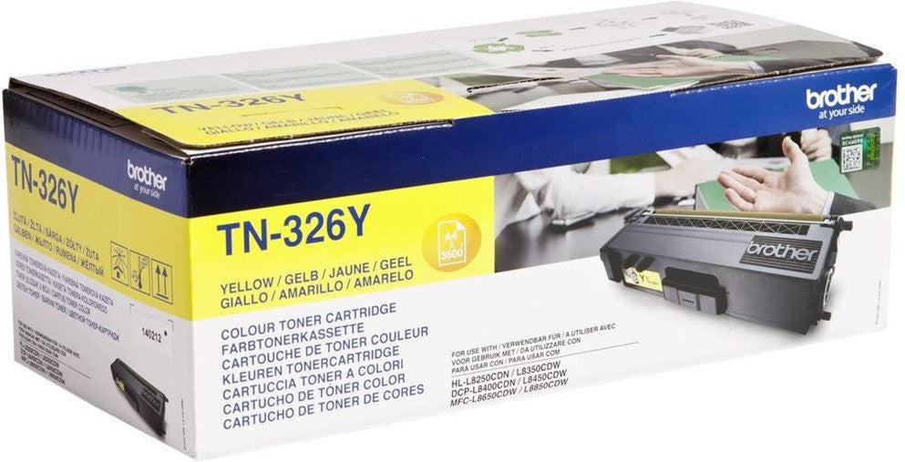 Brother TN-326Y / gelb / original BROTHER Toner TN326Y / 3500 S. neu