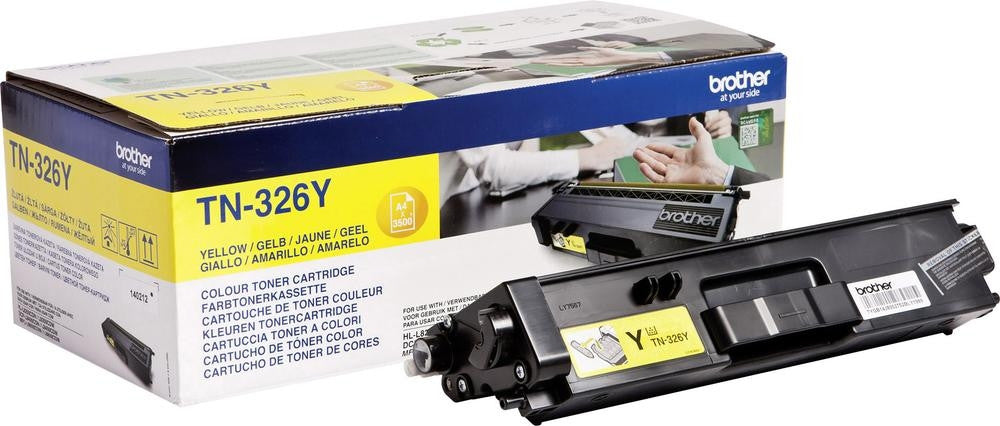 Brother TN-326Y / gelb / original BROTHER Toner TN326Y / 3500 S. neu - 0